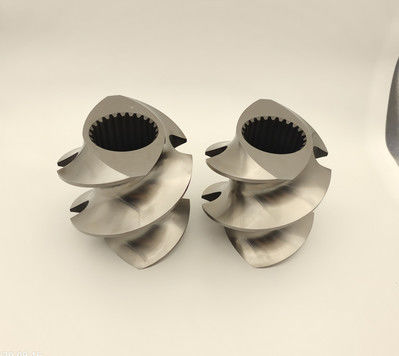 son şirket davası hakkında Yüksek Performanslı Çift vida ekstrüder parçaları Alloy ithal WR5 malzeme vida elemanları
