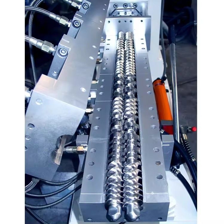 Yüksek hassasiyetli dışa vurulmuş vida ve fıçı Çift vida ekstrüder makinesi için vida elemanı segmenti