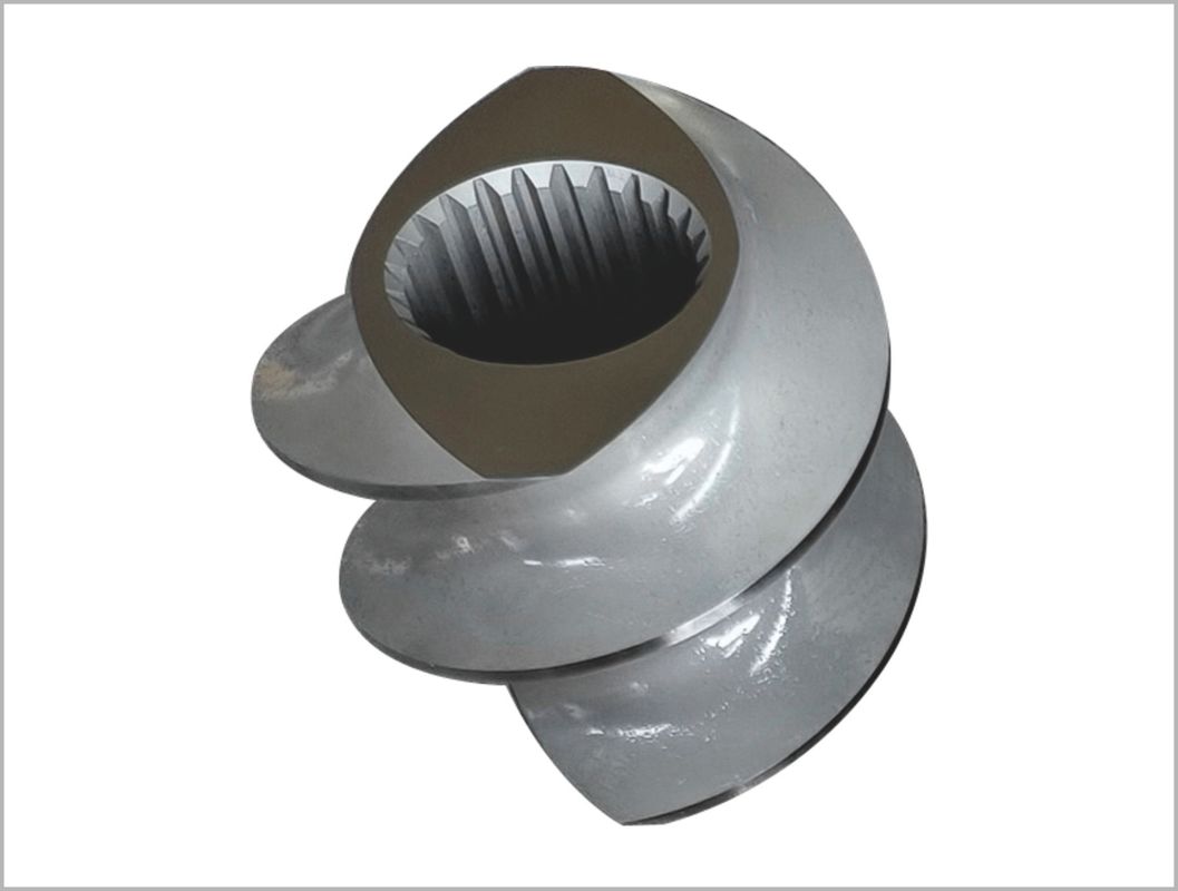 112mm Ekstrüder vida elemanları 6542 Büyük Gıda / Atıştırmalıklar için malzeme Ekstrüder Zsk vida elemanı Ürün Adı:112mm Ekstrüder vida elemanları 6542 Malzeme