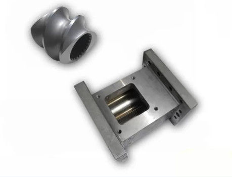 75mm Metal Renkli Montaj vidaları ve variller Balık Yiyecek Ekstrüderleri için Cr12MOV malzemesi ile yedek parçalar