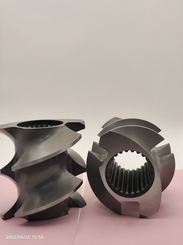 Özel Besin Ekstrüörü Çift vida Ekstrüör Evcil hayvan besinleri üretimi için vida elemanları