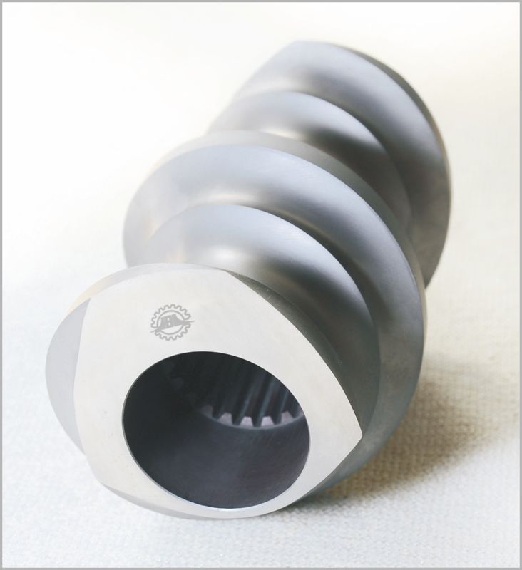 Yüksek hassasiyetli OEM CTE135 Çift vidali ekstrüder makinesi için vidalar Uygulama ve avantaj