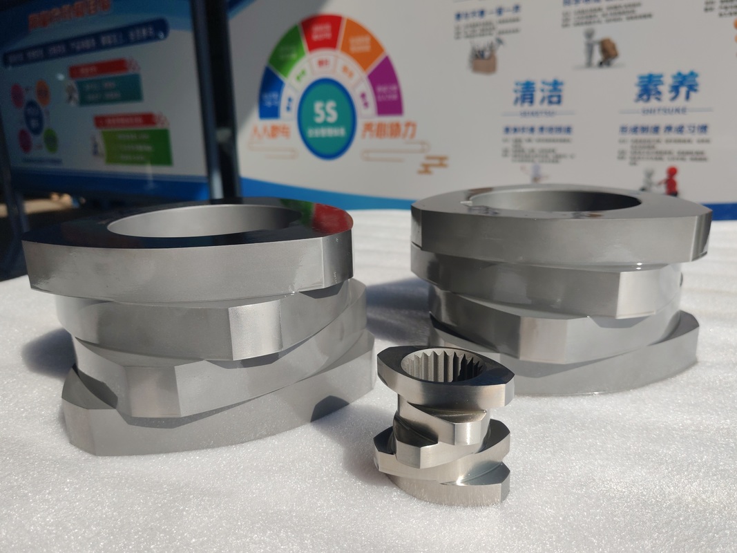 SZK 250 Çift vida ekstrüderleri ISO 9001 sertifikalı ve özelleştirilmiş seçeneklerle vida elemanları