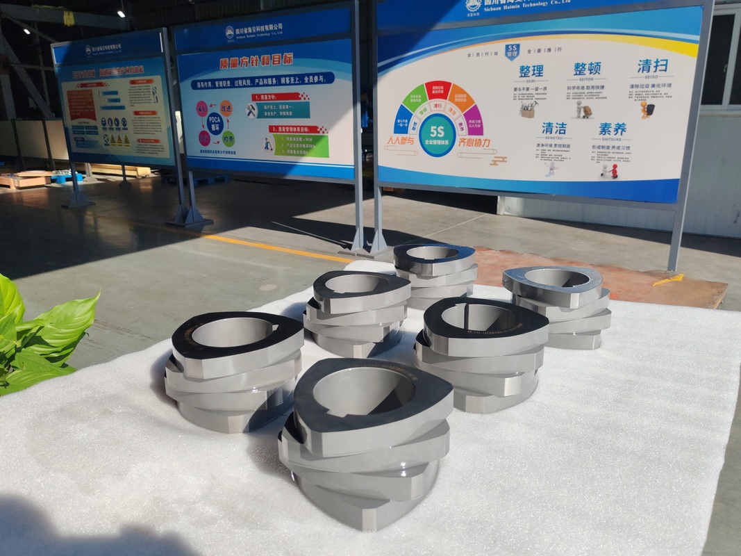 SZK 250 Çift vida ekstrüderleri ISO 9001 sertifikalı ve özelleştirilmiş seçeneklerle vida elemanları