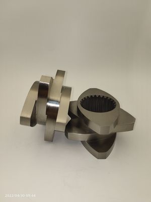 Çift vida ekstrüder granulatör aksesuarları 12mm -300mm arasında Covey vida elemanı