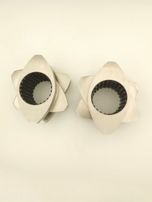 Çift vida ekstrüder granulatör aksesuarları 12mm -300mm arasında Covey vida parçaları