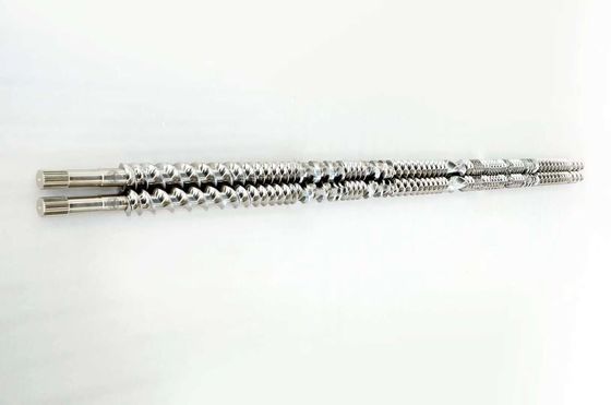 Çift vida ekstrüder granulatör aksesuarları 12 mm - 300 mm arasında Covey vida parçaları
