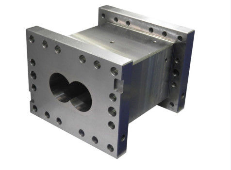 PP PVC PA PE Twin Screw Extruder Hot Sellin için Metal Renkli Giyim Direncili Combi Fıçı