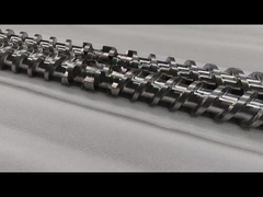 Mini Plastik Çift vida elemanı 58mm ekstrüder için vida yan besleyici fıçı şaftı