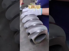 PP PE POM PVC PET Ko-dönen Çift Vidalı Plastik Makineleri için Vida Elemanları