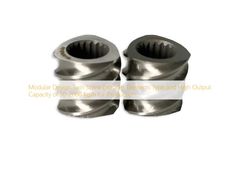 Modüler Tasarımlı Çift Vidalı Ekstrüder Elemanları Tipi ve Üretim için 50-2000 Kg/saat Yüksek Çıkış Kapasitesi